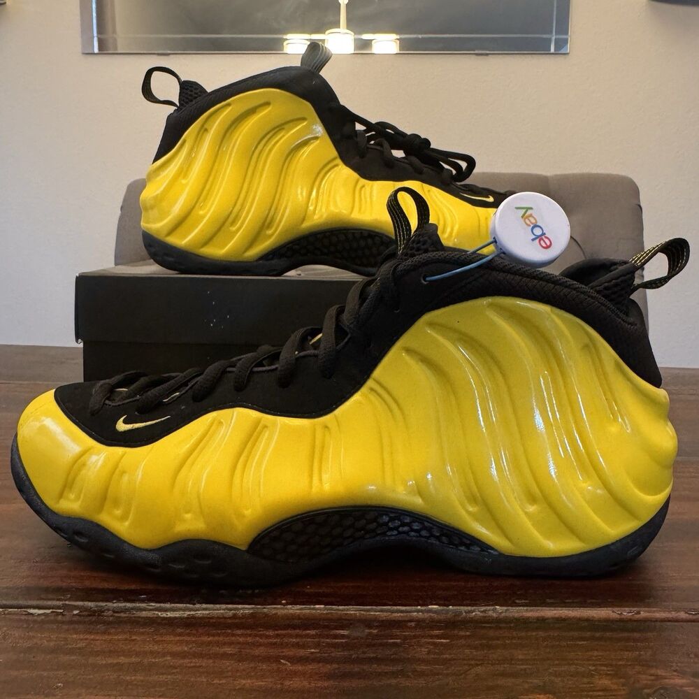 Nike Air Foamposite One Wu Tang Optic Yellow Shoes